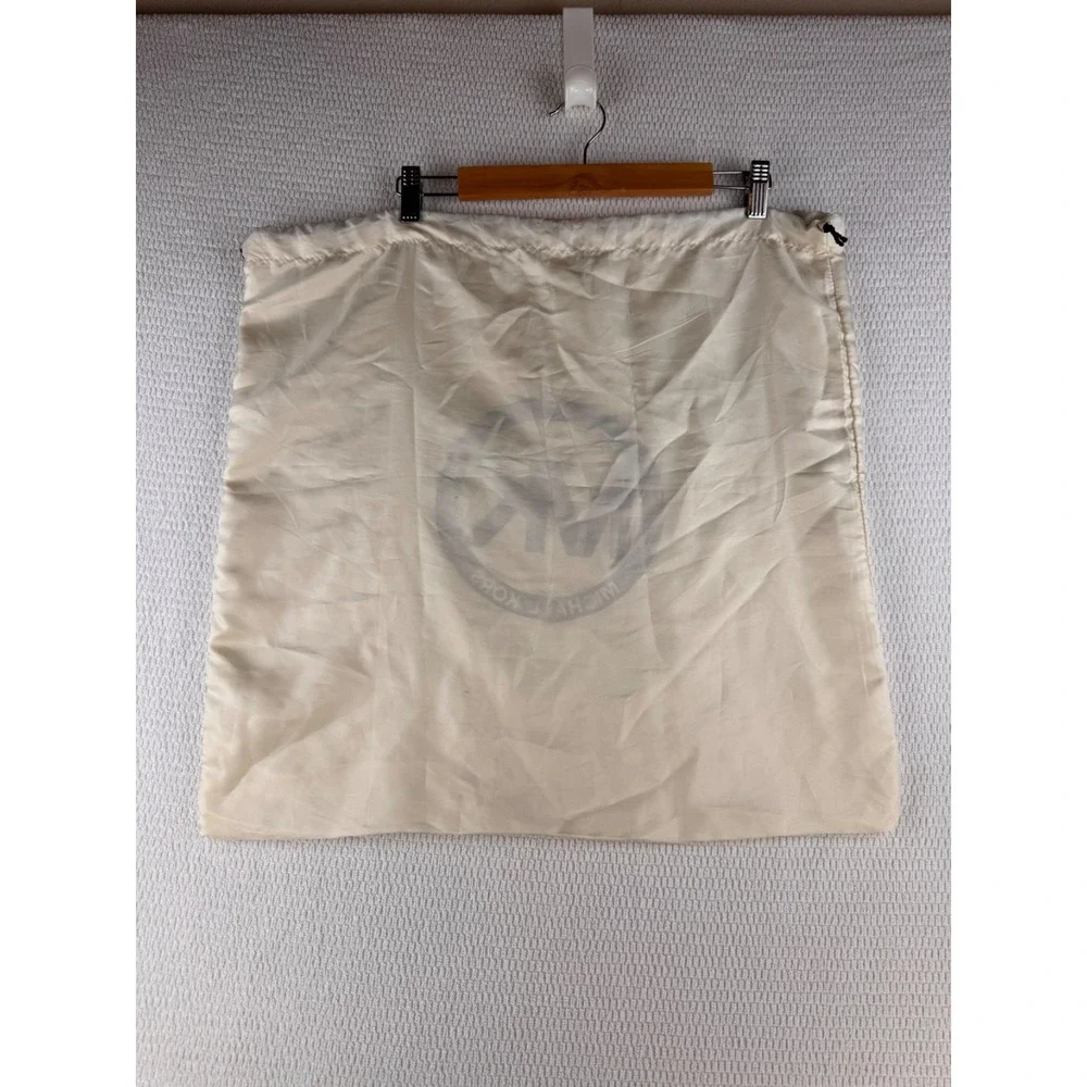Michael Kors Dust Bag Drawstring Storage Bag White 22x21 Purse Handbag Large